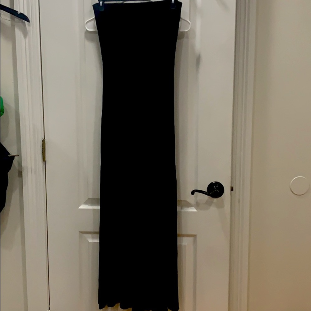 Karlie Black Strapless Jumpsuit